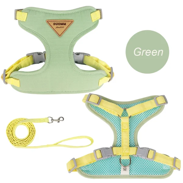 Cat Puppy Outdoor Walking Supplies Fashion Pet Harness and Leash Set for Small Dogs Cats Breathable Durable Kitten Harnesses - Image 7