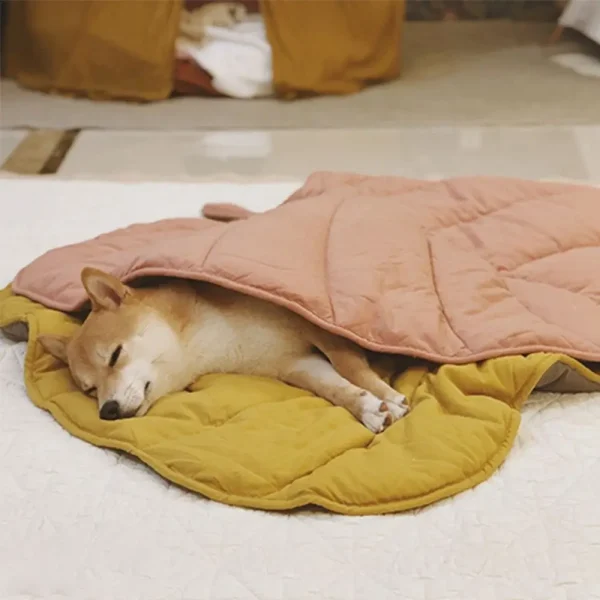 Dog Cooling Leaf Mat Summer Pad Mat For Dogs Cat Blanket Sofa Breathable Pet Dog Bed Washable For Small Medium Large Dogs Car - Image 6