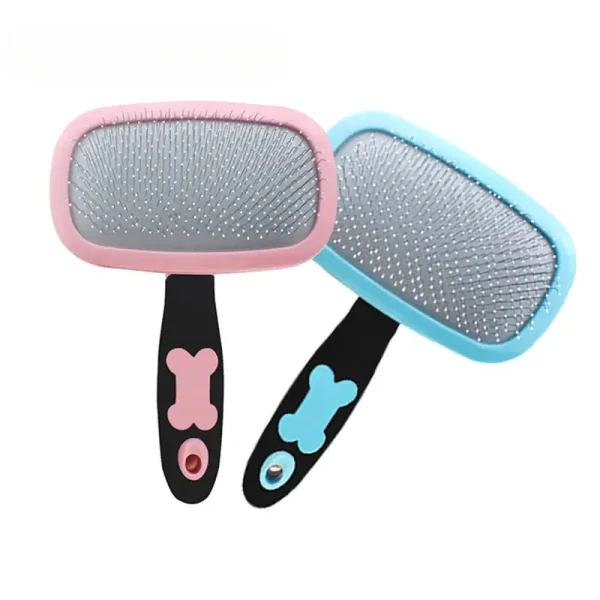 Dog Cats Needle Comb Pet Hair Removal Brush Puppy Beauty Grooming Skin Care Pet Deshedding Products 360° Brush Head Rotation - Image 5