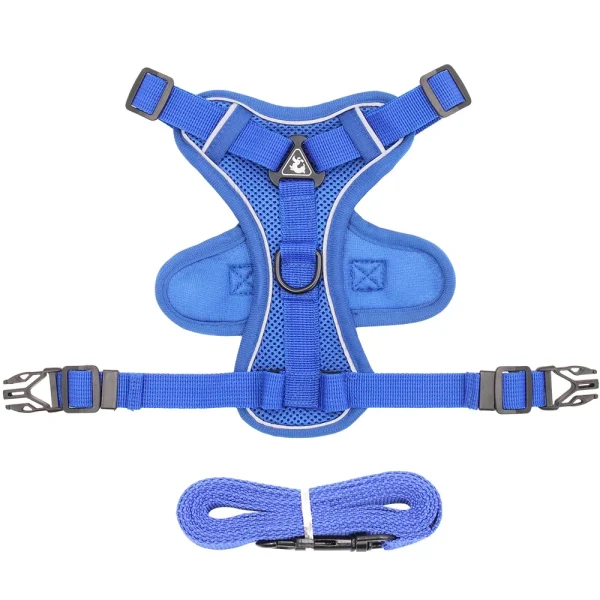 Cat Harness and Leash Set Escape Proof For Small Medium Dog Cat Breathable Reflective Adjustable Kitten Chest Strap Pet Supplies - Image 8