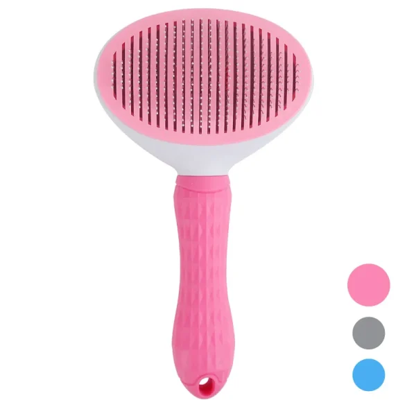 Self-cleaning Pet Hair Remove Comb Cat Slicker Brush Pet Hair Removal Comb For Cats Grooming Brushes Dog Combs Cat Accessories - Image 8