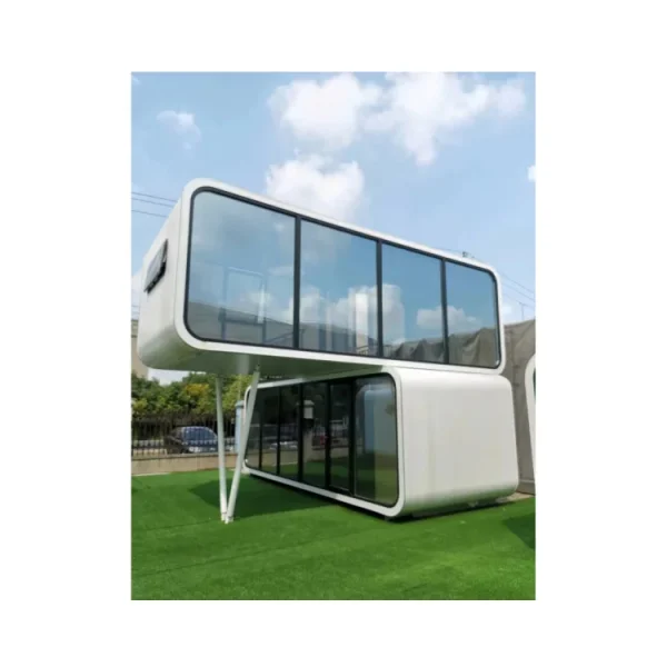 20ft 40ft Outdoor Hotel Modern Extendable Popular Prefab House Tiny House Mobile Office Apple Cabin - Image 6