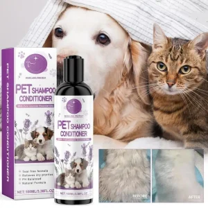 Shampoo Conditioner For Pets 100ml Natural Dog Shampoo Pet Detangler Deodorizing Plant-Based Pet Supplies Moisturizing Puppy