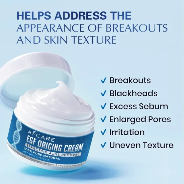 Acne Cream Salicylic Acid Oligopeptides Repair Acne Marks Spots Deep Cleansing Pores Oil Control Moisturizing Skin Care Products - Image 5