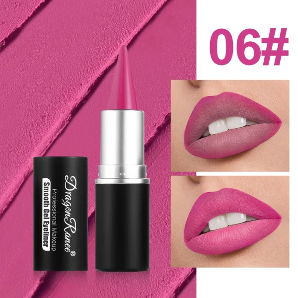 Matte Lip Liner, Long-Lasting and Durable, Automatic Rotating Wax Texture, Suitable for All Skin Types, Multi-Purpose, Suitable for Eyeliner Holiday Party Lipstick - Image 18