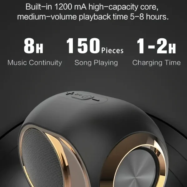Portable Wireless Speaker Bluetooth Waterproof Speaker TWS Stereo Speaker 3D Bass Speaker with Hands Free Call Audio Accessories - Image 5