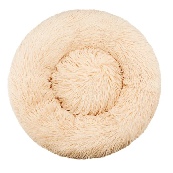 Round Dog Bed Winter Warm Cat Bed Plush Basket for Dog Washable Pet Bed for Small Medium Large Dog Sofa Cat - Image 11