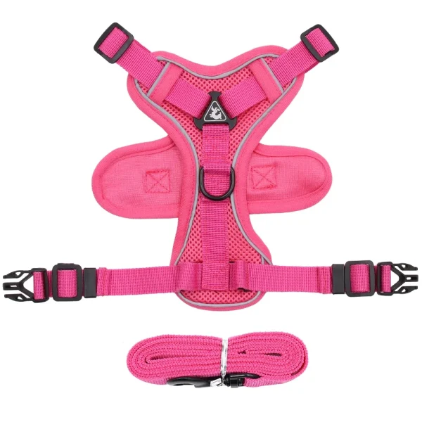 Cat Harness and Leash Set Escape Proof For Small Medium Dog Cat Breathable Reflective Adjustable Kitten Chest Strap Pet Supplies - Image 11