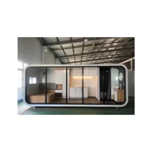 20ft 40ft Outdoor Hotel Modern Extendable Popular Prefab House Tiny House Mobile Office Apple Cabin - Image 5