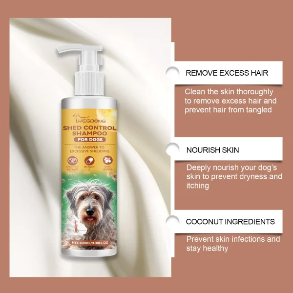 Puppy Shampoo Mite Dirt Removal Moisturizing Shampoo Smooth Cat Hair Anti Itching Foaming Deodorant PH Balanced Pet Conditioner - Image 2
