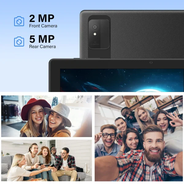 ANRY 2025 Android 15 HD Display 10.1 Inch 8GB(4+4 Expand) RAM+64GB ROM Tablet 5000Mah Dual Camera 5G Wifi A523 Octa-core Tablets - Image 5
