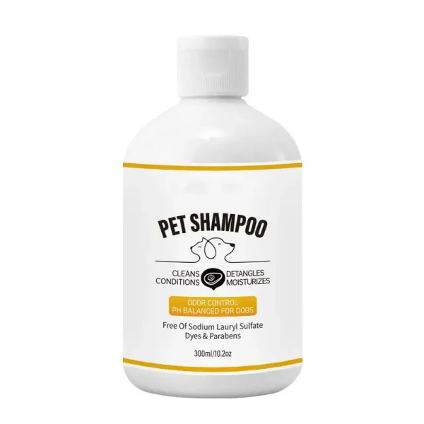 Dog Shampoo 300ml Conditioner Shampoo for Itchy Skin Relief Pet Cleaning Solution Soothes Itchy Skin Pet Bathing Shampoo - Image 2