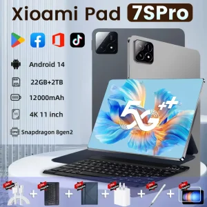 New 2025 7S pro Original Global Edition Tablet PC Pad Snapdragon 8 Gen 2 HD 4K 22 GB 2 TB Android 14 5G Dual SIM WiFi
