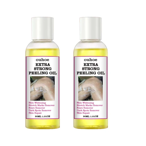30/110ml Skin Peeling Oil Super Strength Body Peeling Oil Brightening Skin Tone Moisturizing Skin Care Exfoliating Yellow Oil - Image 8