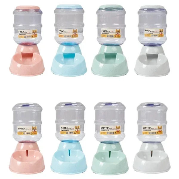 Dog Automatic Feeders Plastic Water Bottle Cat Bowl Feeding and Drinking Dog Water Dispenser Pet Feeding Bowl Pet Supplies - Image 5