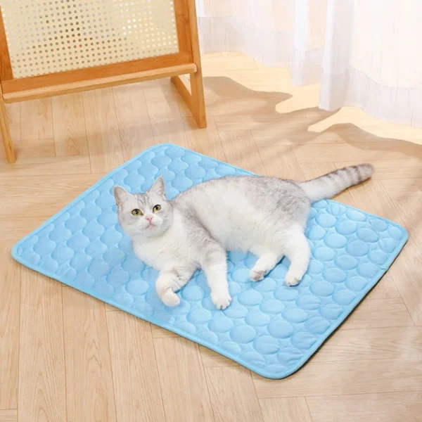 Pet Dog Cooling Bed Mat Iced Rug Summer Extra Large Durable Pad for Small Big Dogs and Cats Puppy Blanket Washable Accessories - Image 4