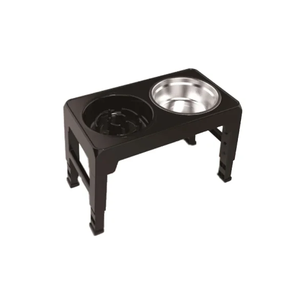 BOOTEELY Elevated Dog Feeder Bowls Adjustable Raised Stand with Double Stainless Steel Food Water Bowls Small Medium Large Dogs - Image 7