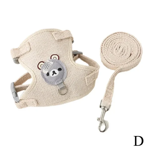 Undershirt Style Pet Leash Adjustable Cat Dog Harness Breathable Leash  Convenient Pet Vest For Small Dog Cat Supplies - Image 9