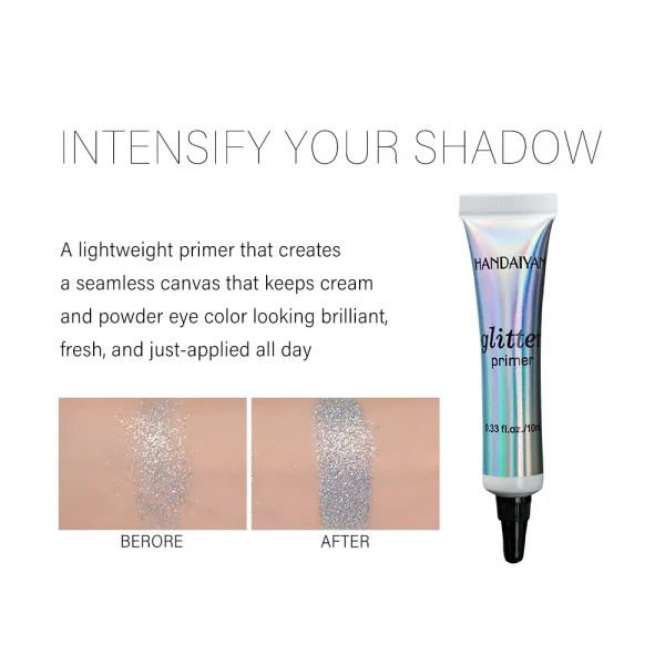 Women's Makeup Base Glitter Eyeshadow Primer Long Lasting Color Special Eye Primer Light Milk Cream Texture Cosmetics - Image 2
