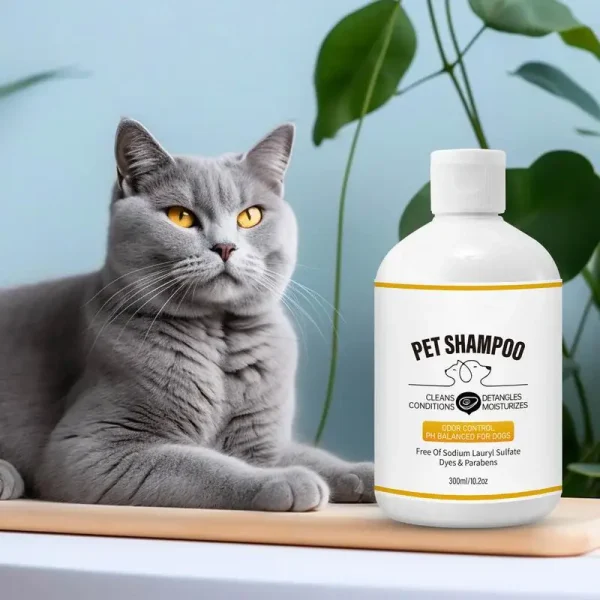Dog Shampoo 300ml Conditioner Shampoo for Itchy Skin Relief Pet Cleaning Solution Soothes Itchy Skin Pet Bathing Shampoo - Image 4