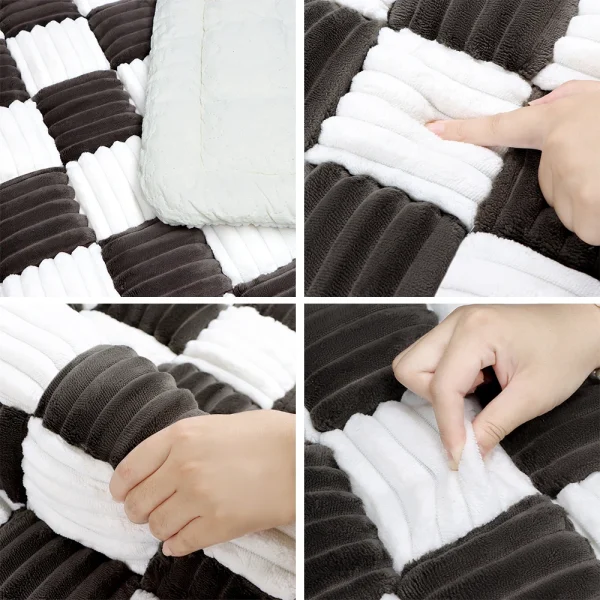 Dog Bed Mat Warm Pet Cat Scratchable Blanket Anti-slip Washable Cushion Sofa Couch Cover Protector For Large Dogs Pet Supplies - Image 6