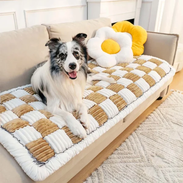 Dog Bed Mat Warm Pet Cat Scratchable Blanket Anti-slip Washable Cushion Sofa Couch Cover Protector For Large Dogs Pet Supplies - Image 5