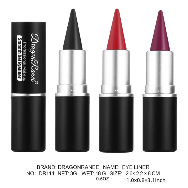 Matte Lip Liner, Long-Lasting and Durable, Automatic Rotating Wax Texture, Suitable for All Skin Types, Multi-Purpose, Suitable for Eyeliner Holiday Party Lipstick - Image 4