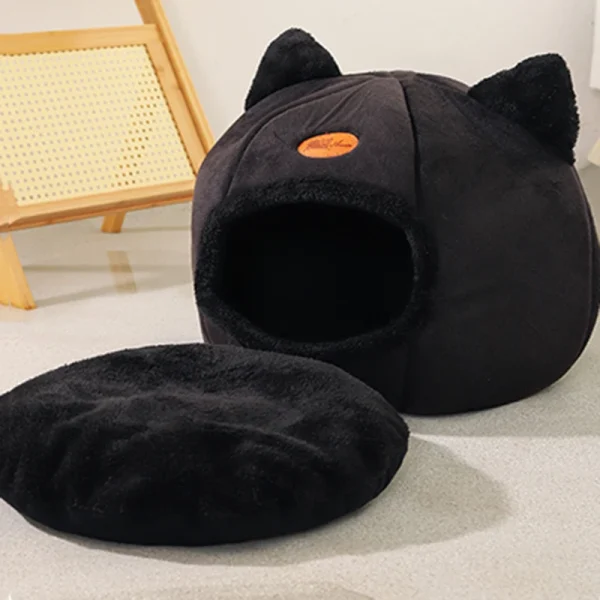 New Deep Sleep Comfort In Winter Cat Bed Iittle Mat Basket Small Dog House Products Pets Tent Cozy Cave Nest Indoor Cama Gato - Image 5