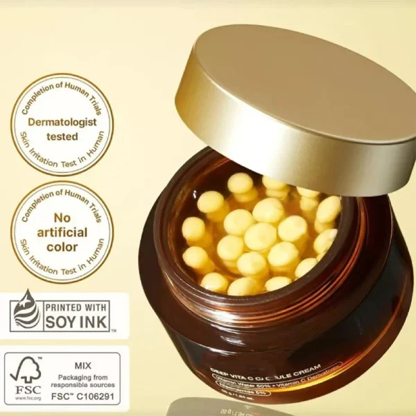 Anti Wrinkle Vita C Capsule Cream Collagen Face Anti Aging Gel Firming Repairing Fade lines Korean Skin Care Products 2.39 oz - Image 8