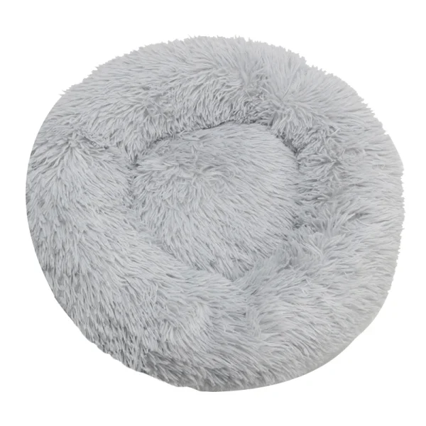 Round Dog Bed Winter Warm Cat Bed Plush Basket for Dog Washable Pet Bed for Small Medium Large Dog Sofa Cat - Image 10