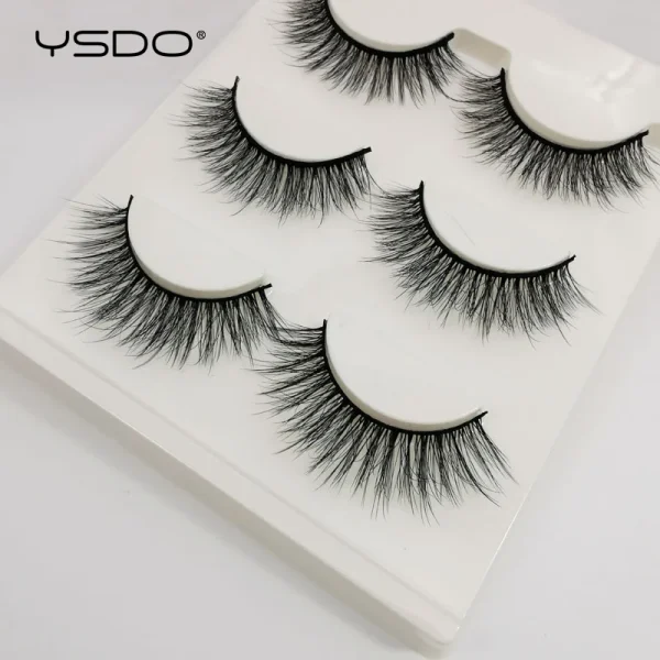 YSDO Half Eyelashes 3/10 pairs Natural Full False Eyelashes 3d Lashes  Cat Eye Fake Eyelashes Extension Faux Cils Makeup Tools - Image 8