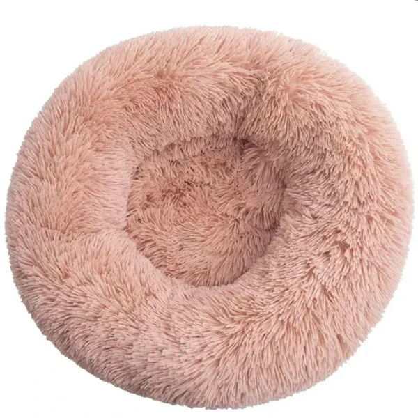 40-90cm Round Pet Bed for Large Dog Bed Super Soft Cat Bed Long Plush Dog House for Medium Dog House Winter Warm Sleeping - Image 10