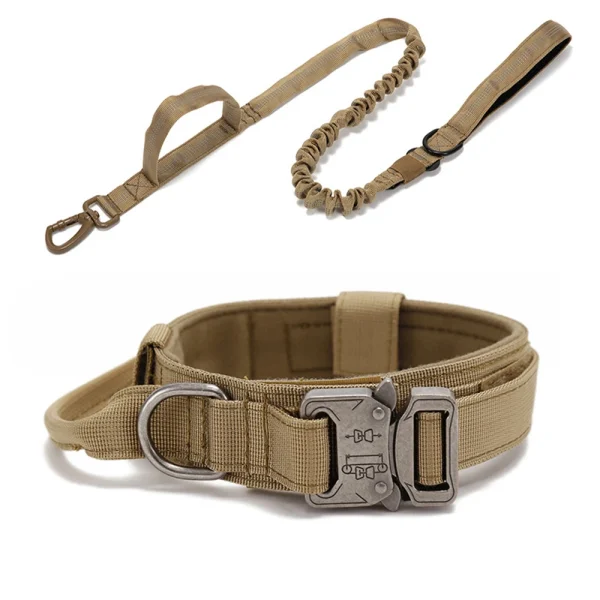 Pet Dog Collar Leash Set Nylon Material Durable Dog Collar Reflective Leash Pet Tactical Training Dog Collar Large Dog Leash Set - Image 12