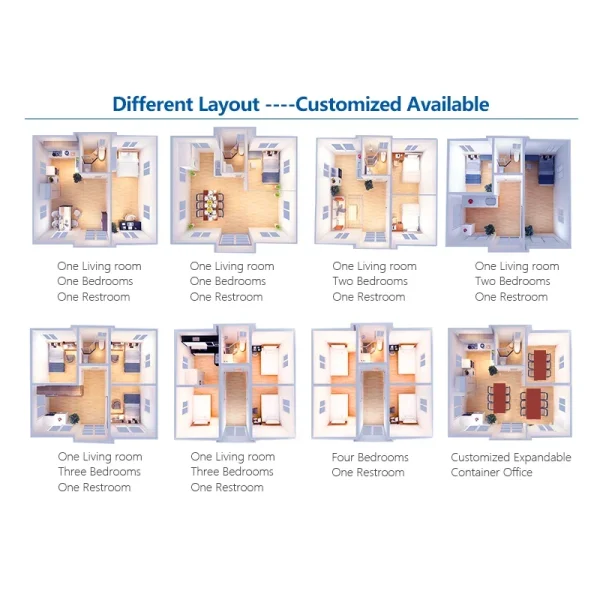 YG 20/40FT Container Home Casas Prefabricated Tiny Homes Prefab Folding 4 Bedrooms Shipping Containers Houses - Image 2