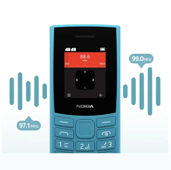 Original Nokia 105 4G 2023 Feature Phone Dual SIM Bluetooth 5.0 1450mAh Battery FM Radio Call Recording with Hebrew Keyboard - Image 5
