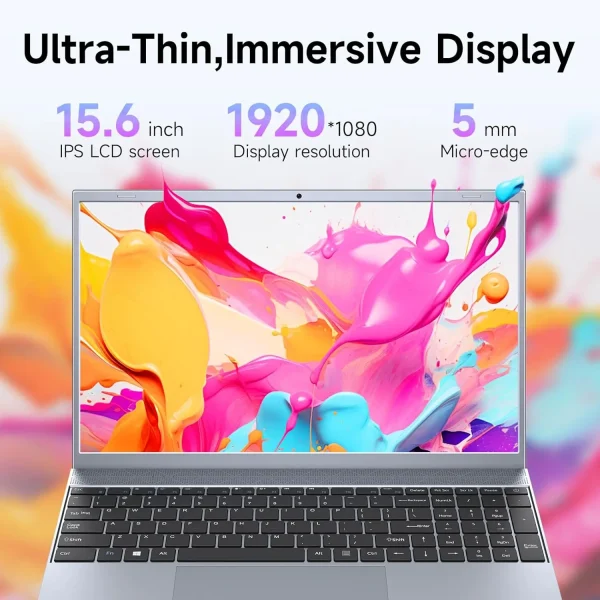 15.6 Inch Laptop J3710 8GB RAM 256GB SSD Windows 11  For Students And Business - Image 3
