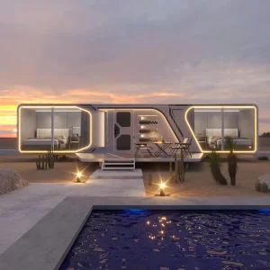 Module Prefab Outdoor Resort Houses Eco Houses for Sale Capsule House Commercial Space