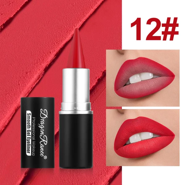 Matte Lip Liner, Long-Lasting and Durable, Automatic Rotating Wax Texture, Suitable for All Skin Types, Multi-Purpose, Suitable for Eyeliner Holiday Party Lipstick - Image 12