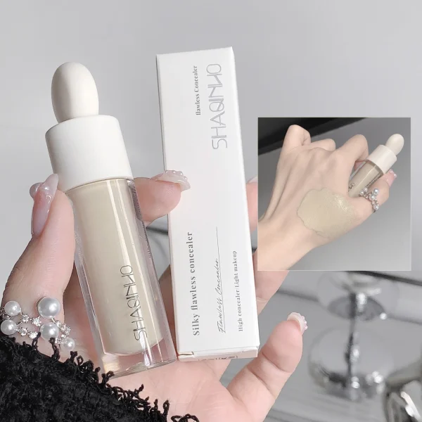 Flawless Finish Liquid Concealer Full Coverage for Blemishes Dark Circles & Freckles Smooth Application Long-Lasting, - Image 9