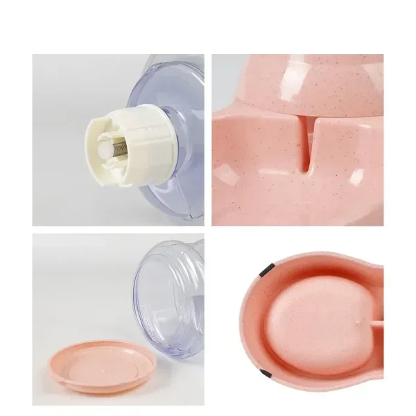 Dog Automatic Feeders Plastic Water Bottle Cat Bowl Feeding and Drinking Dog Water Dispenser Pet Feeding Bowl Pet Supplies - Image 3