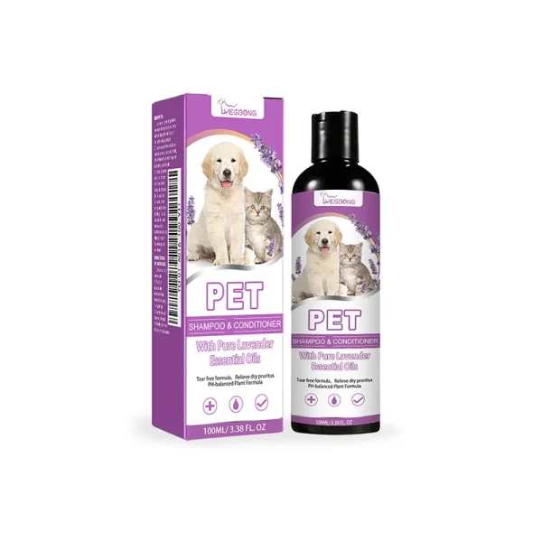 Puppy Shampoo for Dogs Dog Grooming Pet Things Flea and Tick Control Body Care Cats Hair Supplies Conditioner Knots Itching Home - Image 7