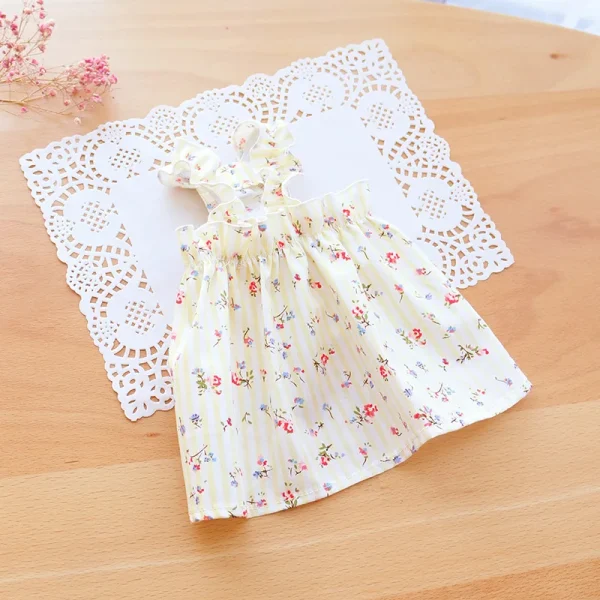 Summer Cotton Sphynx Cat Suspender Skirt Love Flower Pet Princess Dresses for Cats Gotas Katten Kedi Dog Dress mascotas Clothes - Image 15