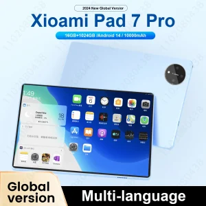 2025 Original Global Version Tablet Android 14 Pad 7 Pro Snapdragon Tablets PC 16GB+1024GB 5G Dual SIM Card WIFI HD 4K Mi Tab