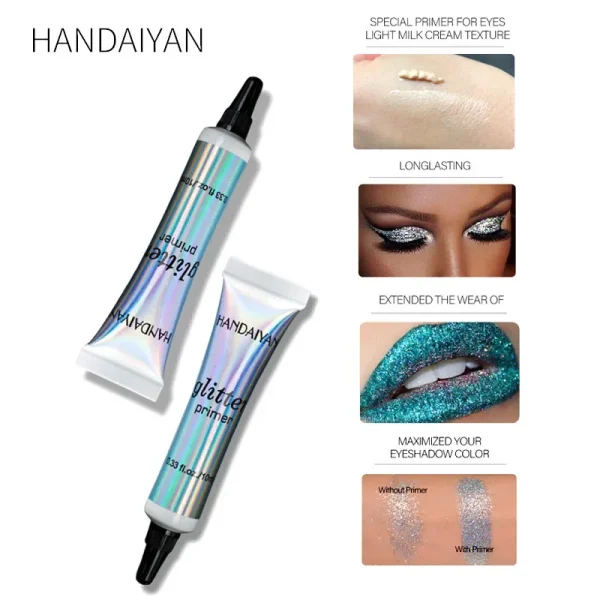 Women's Makeup Base Glitter Eyeshadow Primer Long Lasting Color Special Eye Primer Light Milk Cream Texture Cosmetics - Image 4