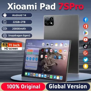 MI Pad 7 pro 2025 New Original Tablet 11 Inch Snapdragon 8 Gen 2 HD 4K Android 14 22 GB 2 TB 20000 mAh 5G Dual SIM WiFi GPS
