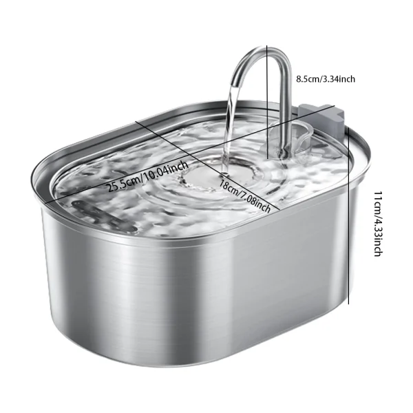 Smart Cat Water Fountain Automatic Drinker For Cats Water Feeder Pet Water Dispenser Drinking Fountain For Cats Dogs - Image 2