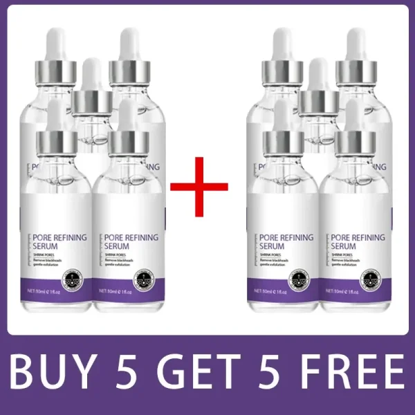 Pore Shrinking Serum Face Removing Large Pores Tightening Repairing Facial Pore Minimizing Essence Skin Care Beauty Firm skin - Image 11