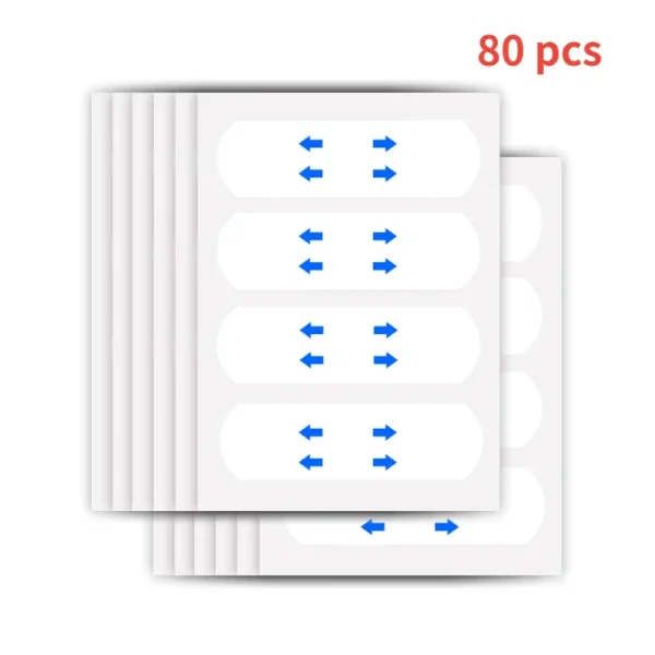 40-120PCS V-Shape Face Wrinkle Sagging Skin Adhesive Tape Lifting Face Stickers Invisible Transparent Thin Face Patche Lift Tool - Image 8