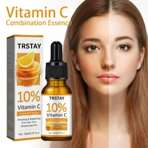 Vitamin C Whitening Face Serum Hyaluronic Remover  Acid Lightens Black Spot Sunburn Anti-oxidation Korean Skincare Products