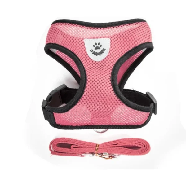 Cat Dog Harness with Lead Leash Adjustable Vest Polyester Mesh Breathable Harnesses Reflective sti for Small Dog Cat accessories - Image 7